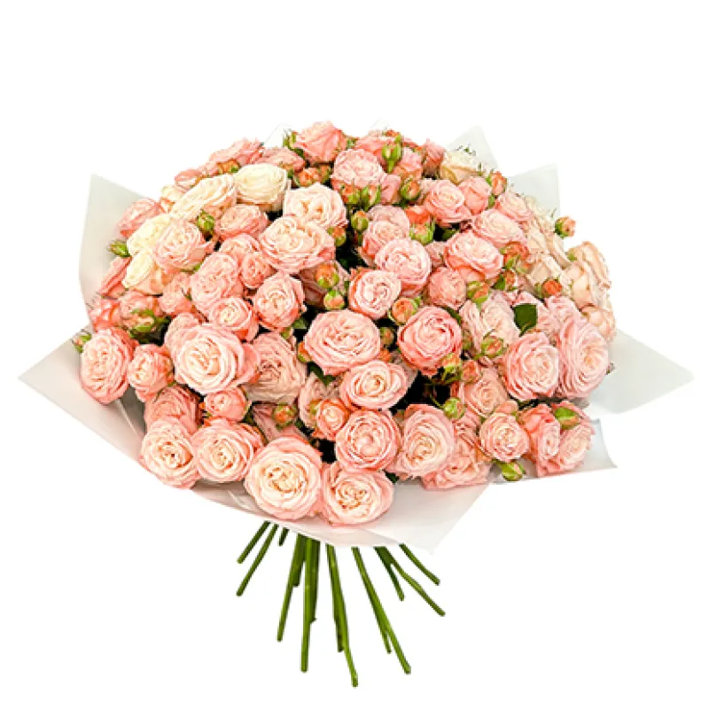 Букет из 29 кустовых роз, доставка Арсеньев (Прим. Кр.)